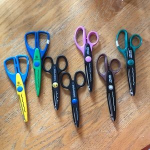 Scrapbooking scissors 7 pair